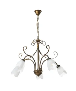 Super Prezzo Lampadario 5 luci onli "odino" bronzo e14